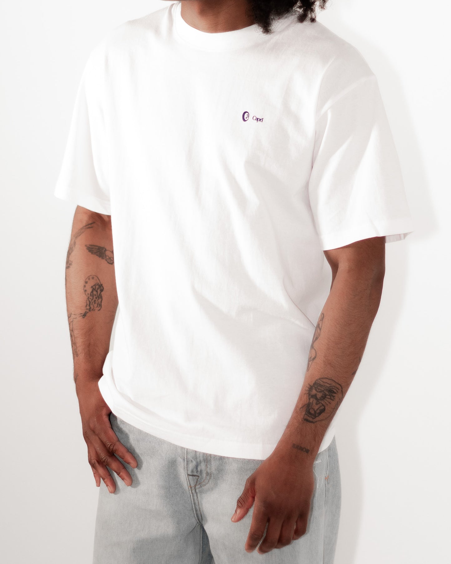 Capri CA Logo Tee 'Natural'
