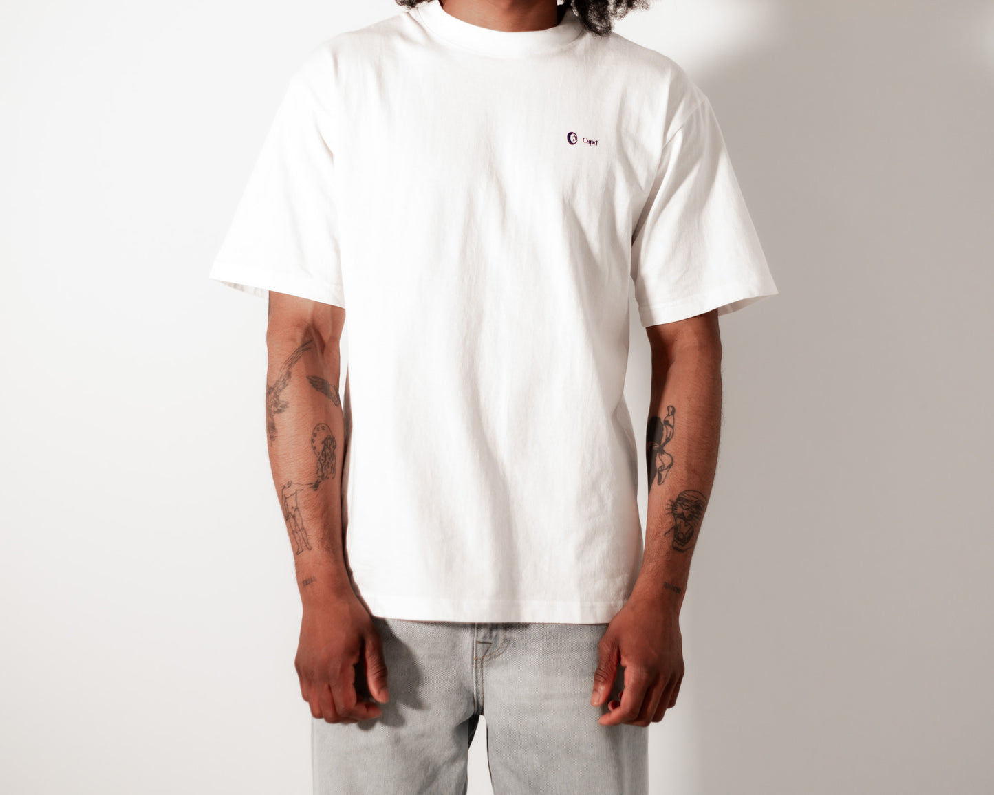 Capri CA Logo Tee 'Natural'