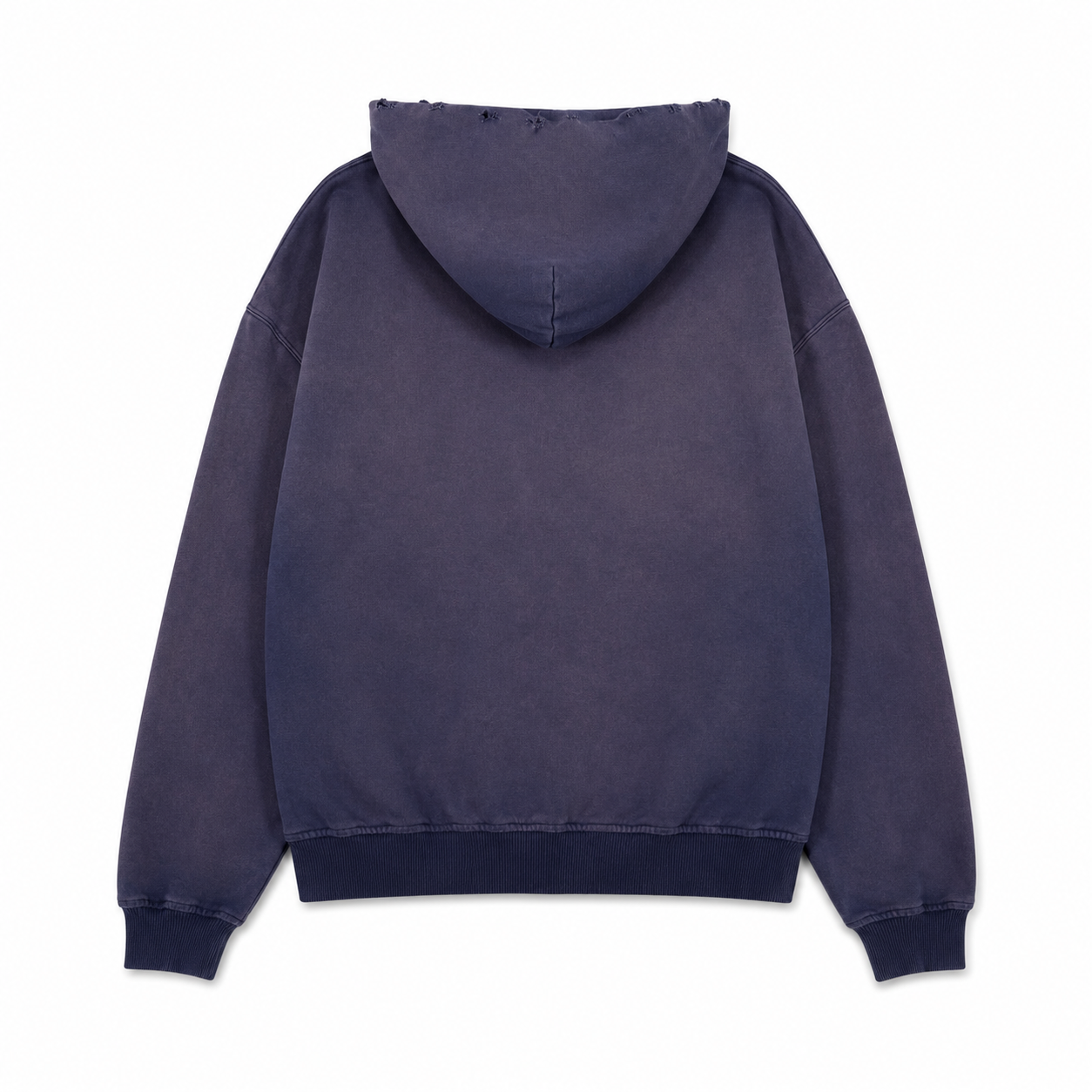 Capri Pri-Worn Zip Hoodie 'Washed Navy'