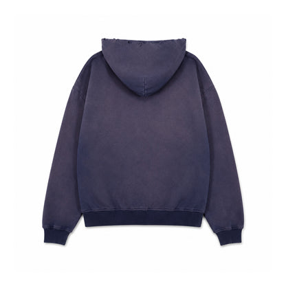 Pri Loved Zip Hoodie 'Washed Navy'